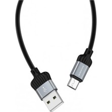 Borofone BX28  - 1 Metre Micro-Usb Şarj ve Veri Aktarım Kablosu - Güçlendirilmiş Tasarım