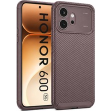 MobaxAksesuar Huawei Honor 600 Kılıf Karbon Silikon Case