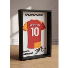 Riva Self Dries Mertens Galatasaray 3D Yazıcı Baskı Çerçeve Tablo - 14X21.5 cm - Özel Tasarım 10 Numara