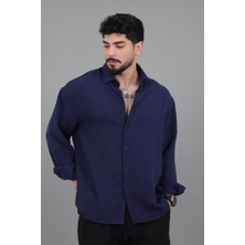 Stil Kombin Yazlık Uzun Kol Keten Gömlek Spr 16223_40428