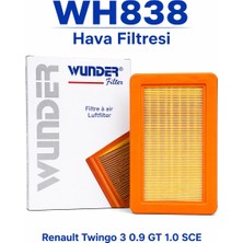 Fıat - Alfa Romeo - Opel - Chevrolet - Cıtroen - Peugeot - Lancıa - Mercedes Benz Wunder Wh 838 Hava Filtresi