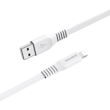 Borofone BX23 Lightning Şarj ve Data Kablosu 3A (1 Metre) - Hızlı Şarj iPhone