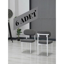 JoyMassa Polo Sandalye Beyaz Ayak 6 Adet