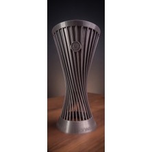 Riva Self Uefa Konferans Ligi Kupası 15-20-24 cm - Gümüş Renk Dekoratif Masaüstü Futbol Kupası (Conference League)