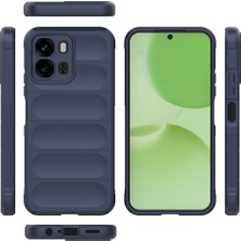 Oppo A6T - A6X Zore Etnik Silikon Kılıf Esnek Tpu Oyuklu Arka Yüzey Tasarımlı Darbe Emici Telefon Kapak Lyon Tech