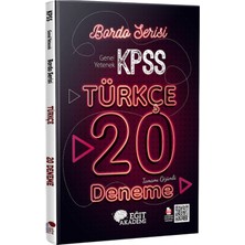 Eğit Akademi Kpss Türkçe Tamamı Çözümlü 20 Bordo Deneme Sınavı Eğit Akademi