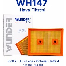 Fıat - Alfa Romeo - Opel - Chevrolet - Cıtroen - Peugeot - Lancıa - Volkswagen - Audı - Seat - Skoda Wunder Wh 147 Hava Filtresi