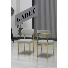 JoyMassa Polo Sandalye Gold Ayak 6 Adet
