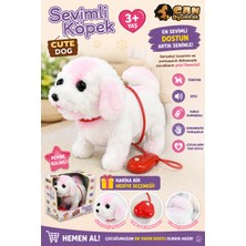 Sevimli Köpek Kablo Kumandalı Sesli Yürüyen Peluş Oyuncak Köpek