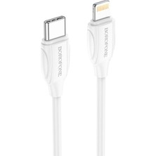 Borofone BX19 2m Uzun iPhone Hızlı Şarj ve Data Kablosu (Type-C To Lightning)