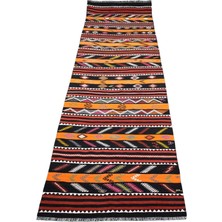 Zehra Abla Halı Yeni El Dokuma Yekpare Otantik Kağızman Yün Yolluk Kilim 7334