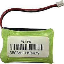 Efcell Yüksek Kapasiteli Ps4 Oyun Kolu Uyumlu Yedek Pil - 2000MAH Çift Soketli