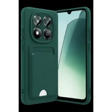 Armüz Xiaomi Redmi Note 15 Pro 5g Kelvin Kartvizitli Silikon - Koyu Yeşil