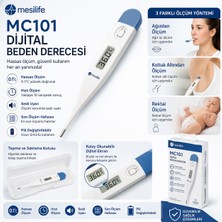 Mesilife MC101 Dijital Ateş Ölçer | Hassas Ölçüm Özellikli Dijital Derece | Ağız, Koltuk Altı ve Rektal Kullanım | Ateş Ölçer