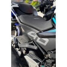 Banxtre Cfmoto 450SR Için Gri Renk Orijinal 40 Yazıları Sticker Etiket (Sağ ve Sol)