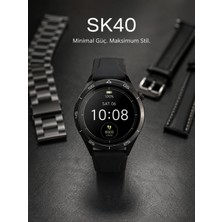 Peachtech SK40 Premium Akıllı Saat Bluetooth Arama 3 Kordon Seti