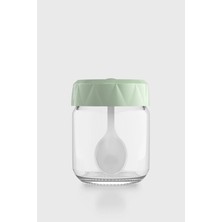 Renga Lexa 210 ml Kaşıklı Cam Baharatlık 161019 Pastel Yeşil