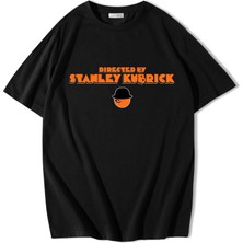Brz Collection Unisex Oversize Directed By Stanley Kubrick T-Shirt Siyah