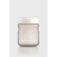 Renga Rosie 900 ml Sablaj Desenli Mono Cam Kavanoz 132082 Bej