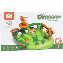 Birlik Oyuncak Helikopter ve Arabalı Steam Puzzle Oyunu Dinozor Macerası