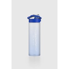 Renga Saga Moment Yazı Desenli 630 ml Mat Tritan Matara 912120 Mavi