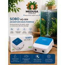 Sobo Çift Çıkışlı Sessiz Akvaryum Hava Pompası