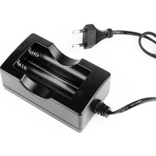 Narita HD-ZJ3009 Çift Yuvalı 18650 Lityum Şarjlı Pil Şarj Cihazı (220V Priz Tipi)