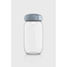 Renga Rhea 1000 ml Turkuaz Kapaklı Cam Kavanoz 131012