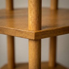 Furnirem 3 Katlı Altıgen Yan Sehpa
