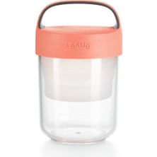 Lekue Pembe Kapaklı Tritan On The Go Kavanoz 400ML