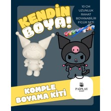 Paiplayshop Kuromi Figürü - Boyama Seti ve Kromi Figürü 10 cm