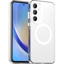 Darkom Samsung Galaxy A35/55 Uyumlu Düz Renkll Magsafe Kablosuz Şarj Özelliği Aktif Olarak Çalışan Kılıf