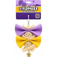 Birdmozz Premium Kabak Lifli Fiyonklu Kuş Oyuncağı