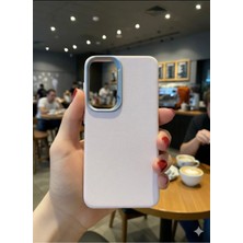 Darkom Samsung Galaxy S23 Ultra Uyumlu Düz Renkli / Deri Görüme Sahip / Darbe Emici Özellikli Silikon Kılıf