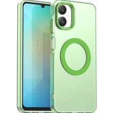 Darkom Samsung Galaxy A06 Uyumlu Düz Renkll Magsafe Kablosuz Şarj Özelliği Aktif Olarak Çalışan Kılıf