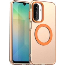 Darkom Samsung Galaxy A17 Uyumlu Düz Renkll Magsafe Kablosuz Şarj Özelliği Aktif Olarak Çalışan Kılıf