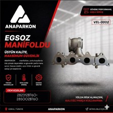 Anaparkon Tucson-Sportage 1.6t-Gdı Egsoz Manifoldu 282312B760   -285002B760