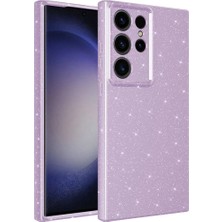 Darkom Samsung Galaxy S23 Ultra /düz Renkli / Simli / Işıltılı / Darbe Emici/koruyucu Özellikli Kılıf
