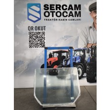 Sercam Case C80 Arka Cam  (Silecek Deliği Sağda)