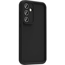 Darkom Samsung Galaxy S25FE Uyumlu Kılıf Yumuşak Silikon Dokulu Kamera Korumalı Darbe Emici Telefon Kılıfı