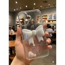 Darkom Iphone 14 Pro Max Uyumlu Siyah / Şeffaf Dev / Kurdele Darbe Emici Özelliğe Sahip Silikon Kılıf