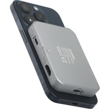 Dark Dsem7 10GBPS USB 3.1 Gen2 Type-C, 4K@60Hz Hdmı, 100W Pd, Max. 8tb M.2 Nvme 2280 Uyumlu, Magsafe Destekli Telefonlar Ile Tam Uyumlu, Alüminyum Disk Kutusu (Dk-Ac-Dsem7)