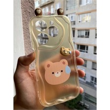 Darkom Tekno Spark 20 Pro Uyumlu Sevimli Hayvan Figürlü Darbe Emici Özelliğe Sahip Telefon Kılıfı