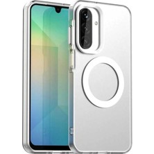 Darkom Samsung Galaxy A17 Uyumlu Düz Renkll Magsafe Kablosuz Şarj Özelliği Aktif Olarak Çalışan Kılıf