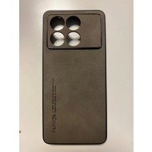 Darkom Poco X6 Pro Uyumlu Alcantara Süet Dokulu Darbe Emici Özelliği Sahip Kılıf.