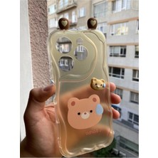 Darkom Realme 13 Pro Uyumlu Sevimli Hayvan Figürlü Darbe Emici Özelliğe Sahip Telefon Kılıfı