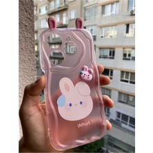 Darkom Realme 13 Pro Uyumlu Sevimli Hayvan Figürlü Darbe Emici Özelliğe Sahip Telefon Kılıfı