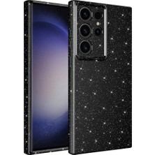 Darkom Samsung Galaxy S25 Ultra /düz Renkli / Simli / Işıltılı / Darbe Emici/koruyucu Özellikli Kılıf