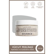 Rivance Scrub Cream Kayısı Çekirdeği Tanecikli Işıltı ve Nem Veren Vücut Peeling Kremi 200 gr