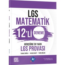 Lgs Matematik 12'li Deneme Gerçeğe En Yakın Lgs Provası Kr Akademi Yayınları